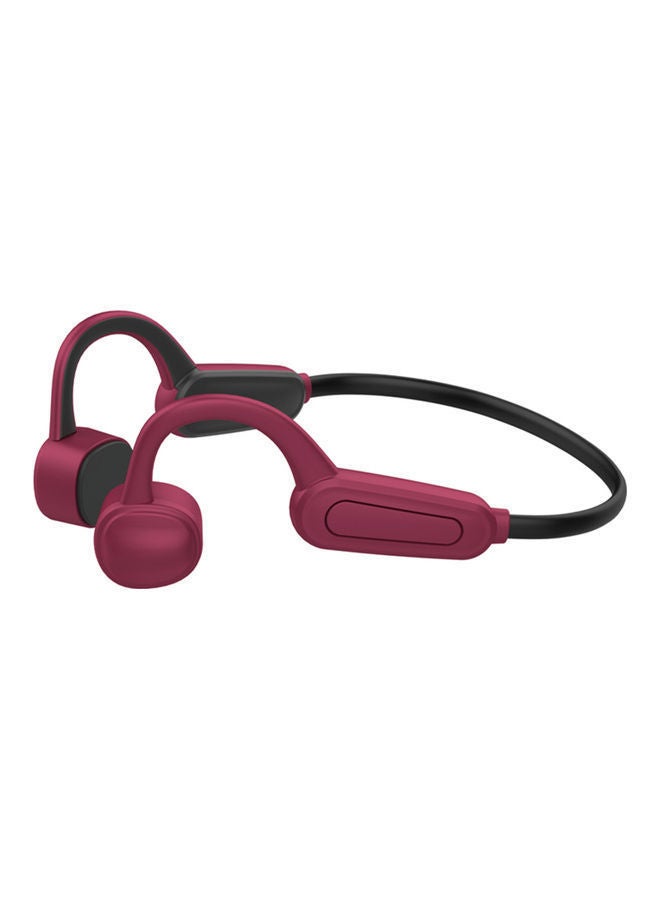 NIBEMINENT K8 Bluetooth In-Ear Neckband Earphones Red/Black - Image 2