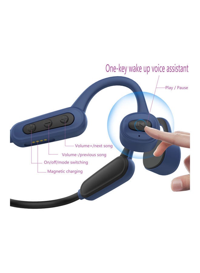 NIBEMINENT K8 Bluetooth In-Ear Neckband Earphones Red/Black - Image 4