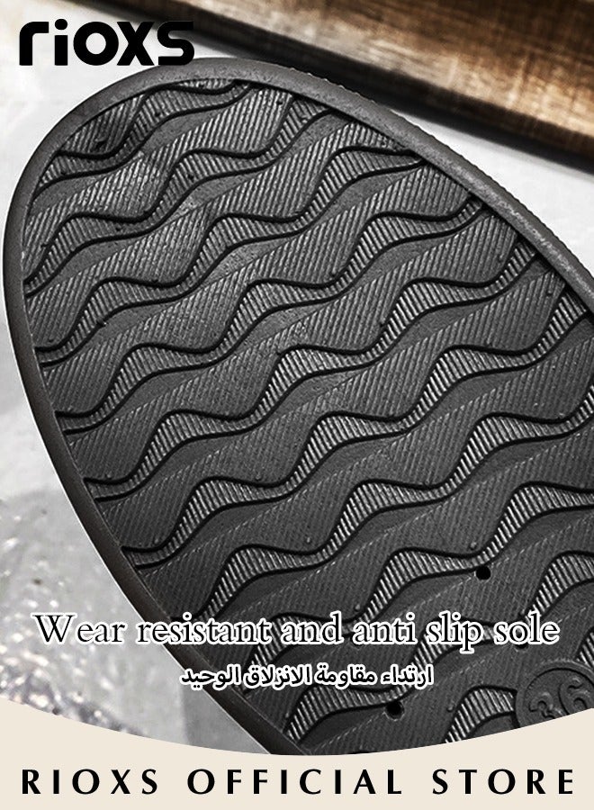 Women's Flat Mules Closed Toe Sandals Knit Fashion Slippers Slip-On Backless Mule Shoes