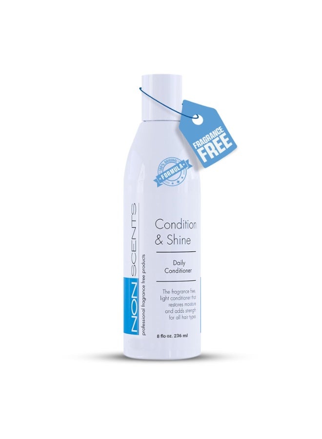Nonscents Original Formula Natural Conditioner for Dry Hair, Cleansing for Women & Men, Cruelty-Free & Sulfate-Free Unscented, Made in USA - Image 1