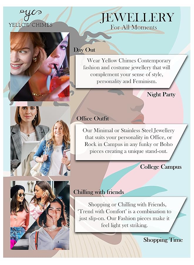 تشيميز أصفر سوار على شكل قلب من الكريستال للنساء - Image 3