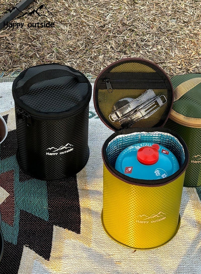 سعيد خارج ​جراب زجاجة معزول عالمي، جراب واقٍ مضاد للتصادم لخزان الغاز، جراب زجاجة الطفل، جراب كوب مرطب، سميك، مقاوم للخدش، مقاوم للبقع، مادة سهلة التنظيف، مقاوم للماء ومرطب، يمكنه ملامسة الطعام، مناسب لحماية الزجاجات والأكواب وزجاجات الأطفال وخزانات الغاز، تحميل الطعام والعزل والتخزين، مقاوم للماء، تصميم سهل التنظيف، ضروري للمنزل، في الهواء الطلق، السفر، المشي لمسافات طويلة، التخييم، النزهة، الصيد (أخضر زيتوني) - Image 3