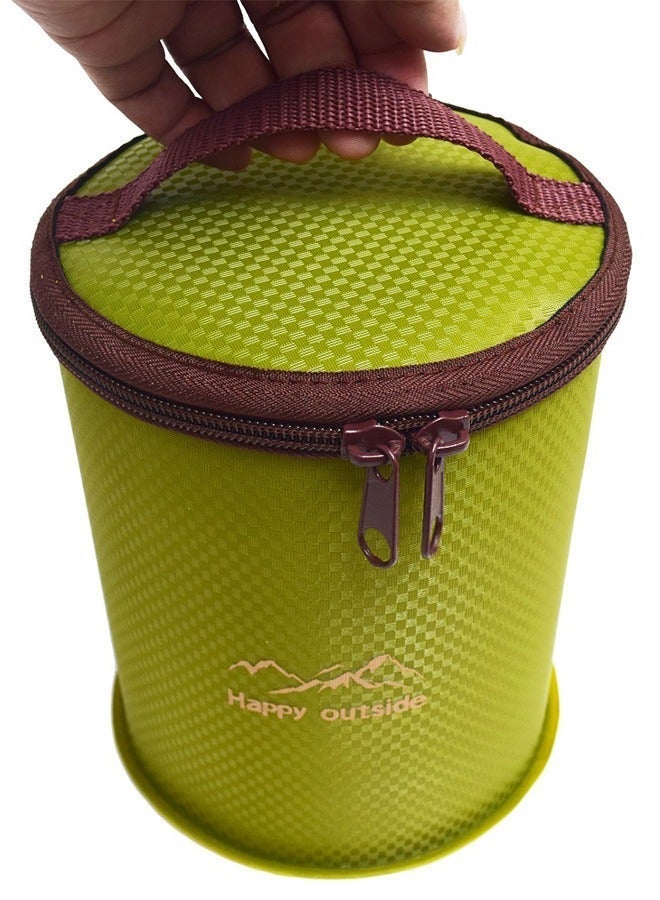 سعيد خارج ​جراب زجاجة معزول عالمي، جراب واقٍ مضاد للتصادم لخزان الغاز، جراب زجاجة الطفل، جراب كوب مرطب، سميك، مقاوم للخدش، مقاوم للبقع، مادة سهلة التنظيف، مقاوم للماء ومرطب، يمكنه ملامسة الطعام، مناسب لحماية الزجاجات والأكواب وزجاجات الأطفال وخزانات الغاز، تحميل الطعام والعزل والتخزين، مقاوم للماء، تصميم سهل التنظيف، ضروري للمنزل، في الهواء الطلق، السفر، المشي لمسافات طويلة، التخييم، النزهة، الصيد (أخضر زيتوني) - Image 5