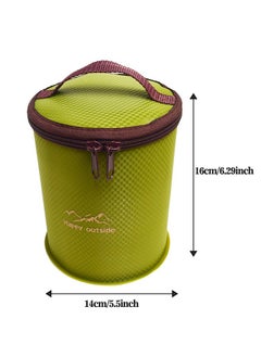 Camping Gas Canister Protector Bag - Insulated Bottle Organizer for Desert Hiking, Thickened EVA with Aluminum Foil, Anti-Collision & Sandproof - Reusable for Thermos, Small Tanks, Outdoor Gear (Olive Green) - pzsku/Z67DF4E718983C635C99BZ/45/_/1735365934/c9119acf-5a37-4abd-9cb1-51500c19f4b1