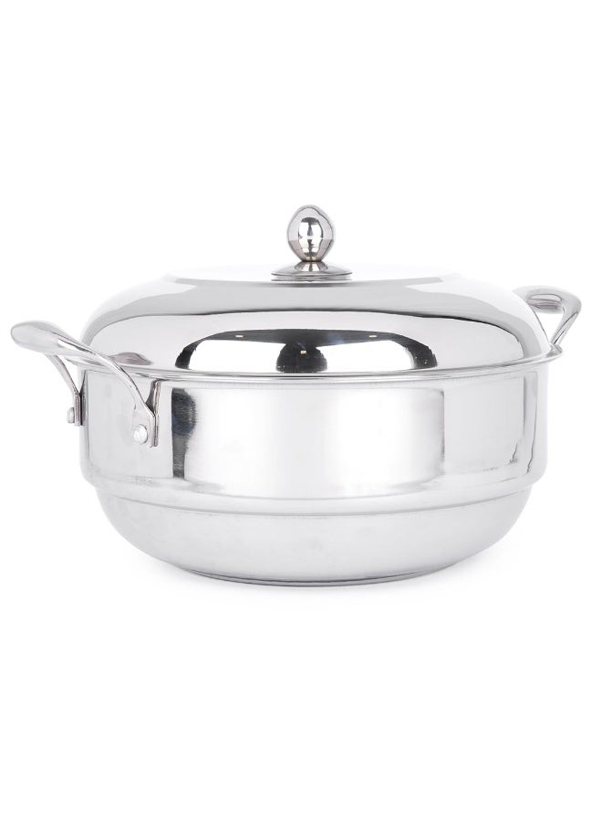 Coconut Stainless Steel Tri-Ply Multi Kadai Idly Steamer with 6 Plates (2 Regular, 1 Mini Idly, 2 Dhokla Idly Plate, 1 Steamer Plate) | Idli, Dhokla & Patra Steamer | Heavy Gauge Food-Grade Cookware | Induction & Gas Compatible | Mirror Finish - Image 1