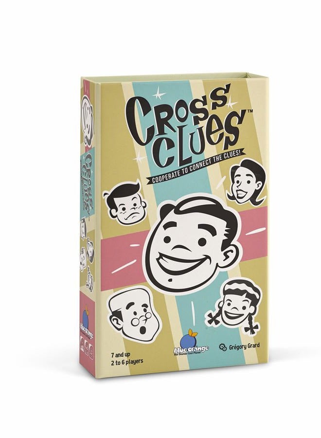 Blue Orange Games Cross Clues- New Cooperative Family Party Game for 2 to 6 Players. Recommended for Ages 7 and up - Image 1