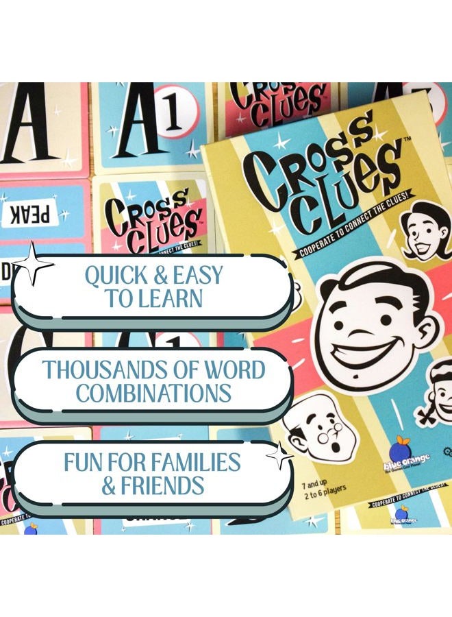 Blue Orange Games Cross Clues- New Cooperative Family Party Game for 2 to 6 Players. Recommended for Ages 7 and up - Image 2