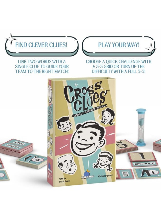 Blue Orange Games Cross Clues- New Cooperative Family Party Game for 2 to 6 Players. Recommended for Ages 7 and up - Image 3