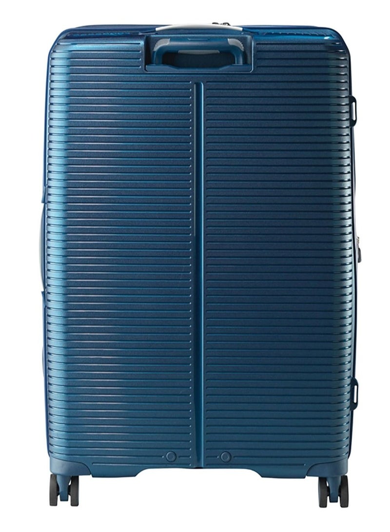 Jump Sondo Polypropylene Hard Expandable Luggage Suitcase Trolley Large 76cm Blue - Image 3