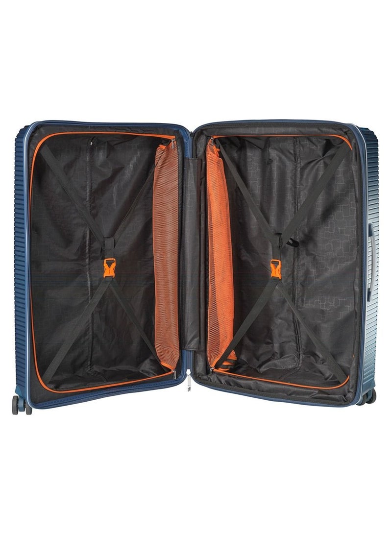 Jump Sondo Polypropylene Hard Expandable Luggage Suitcase Trolley Large 76cm Blue - Image 5