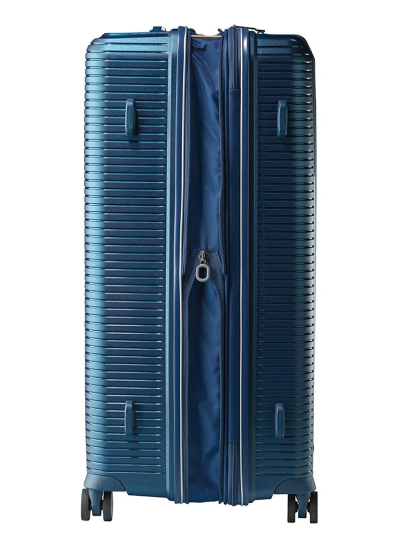 Jump Sondo Polypropylene Hard Expandable Luggage Suitcase Trolley Large 76cm Blue - Image 4