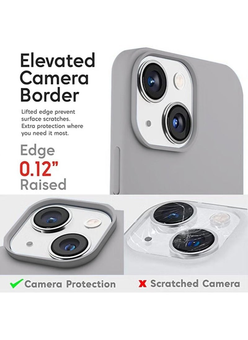Generic - iPhone 15 Mobile Case Cover with Soft Liquid Silicone Protection Anti-Scratch Shockproof Accessories Slim Protective Back Cover with Comfortable Hold Touch Feeling and Anti-fingerprint - Image 1