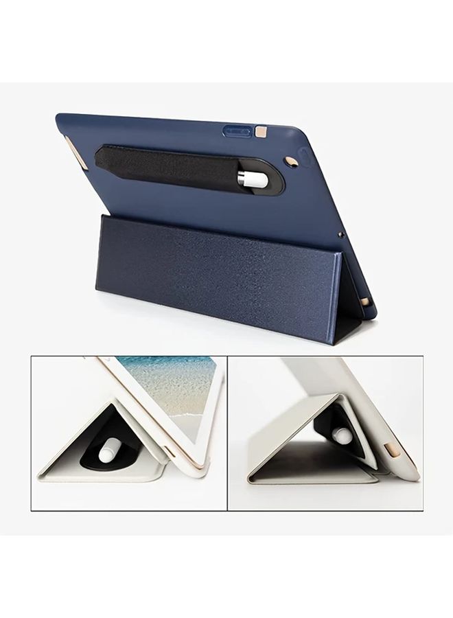 Black Tablet Stylus Pouch Protective Case Slim Portable Self Adhesive Storage Pen Sleeve - Image 2