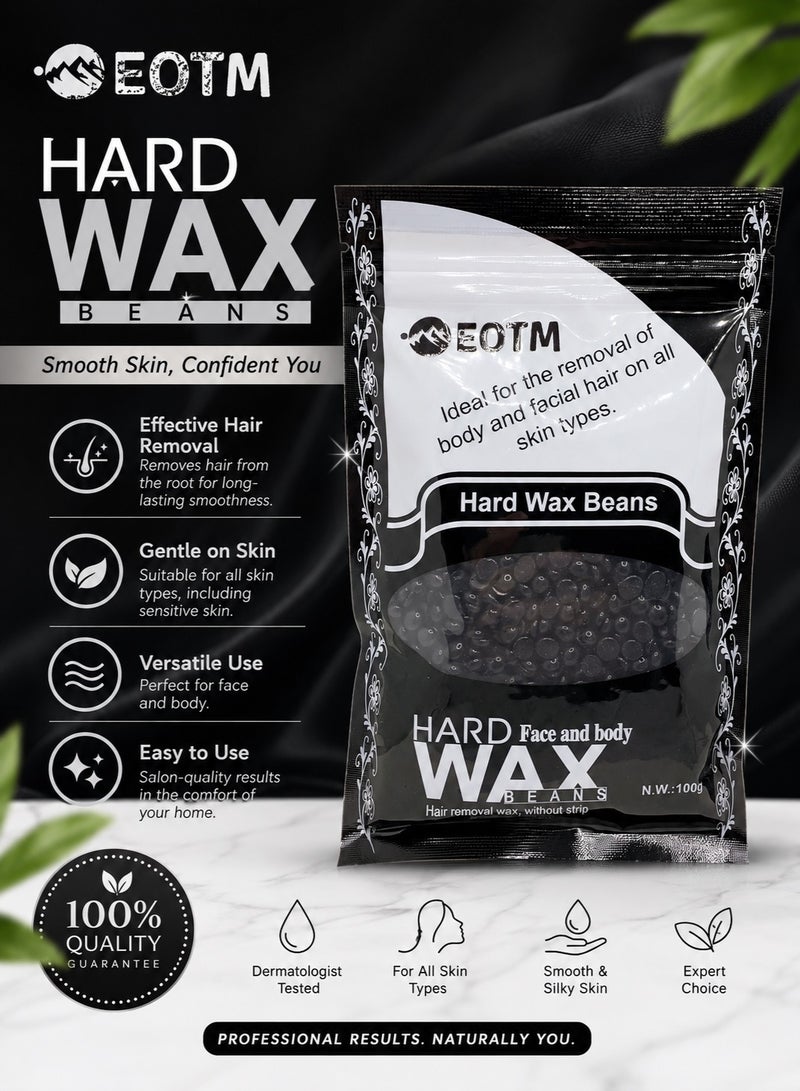 EOTM Pack Of 5 Hair Removal Hard Wax Beans For Face and Body 5 x 100g | Multicolor - Image 3