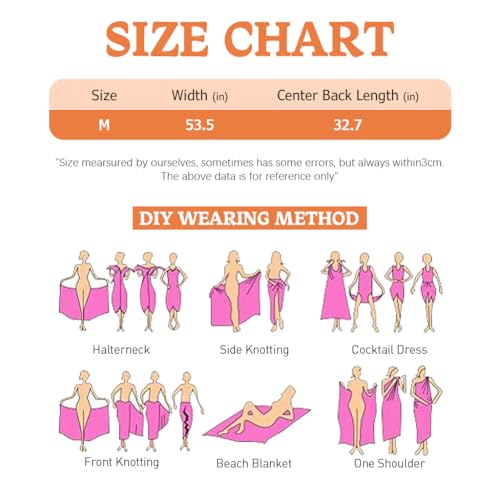PALAY® Beach Wear Dress for Women Butterfly Print Beach Dress Swimming Suit Waterproof Adjustable Straps Cover Up Sarongs Bikini Set Lightweight Swimsuit Vacation Outfits for Women - Image 2
