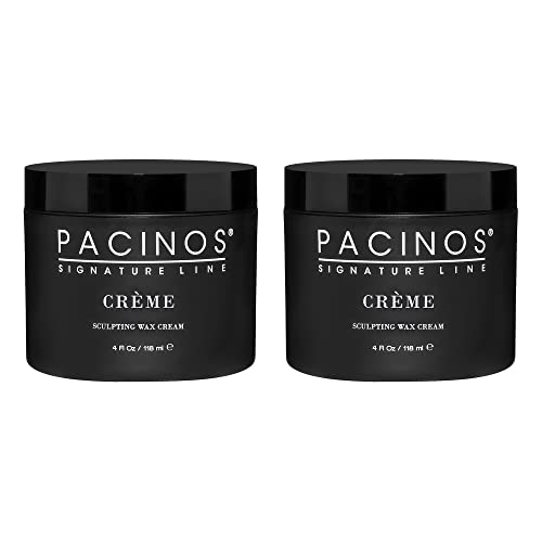 Pacinos Creme Hair Sculpting Wax Cream - Water Soluble Medium Shine Styling Cream - Image 1