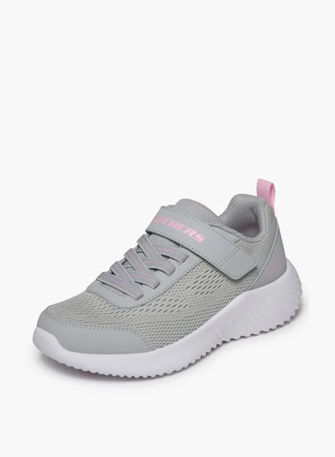 SKECHERS Girls Bounder Hook & Loop Sports Shoes