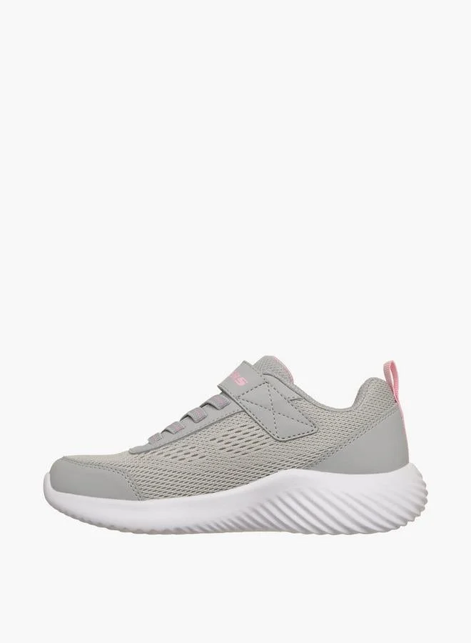 SKECHERS Girls Bounder Hook & Loop Sports Shoes