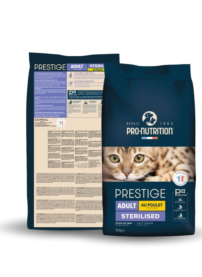 Pro Nutrition Prestige Cat Adult Sterilised Chicken 10kg