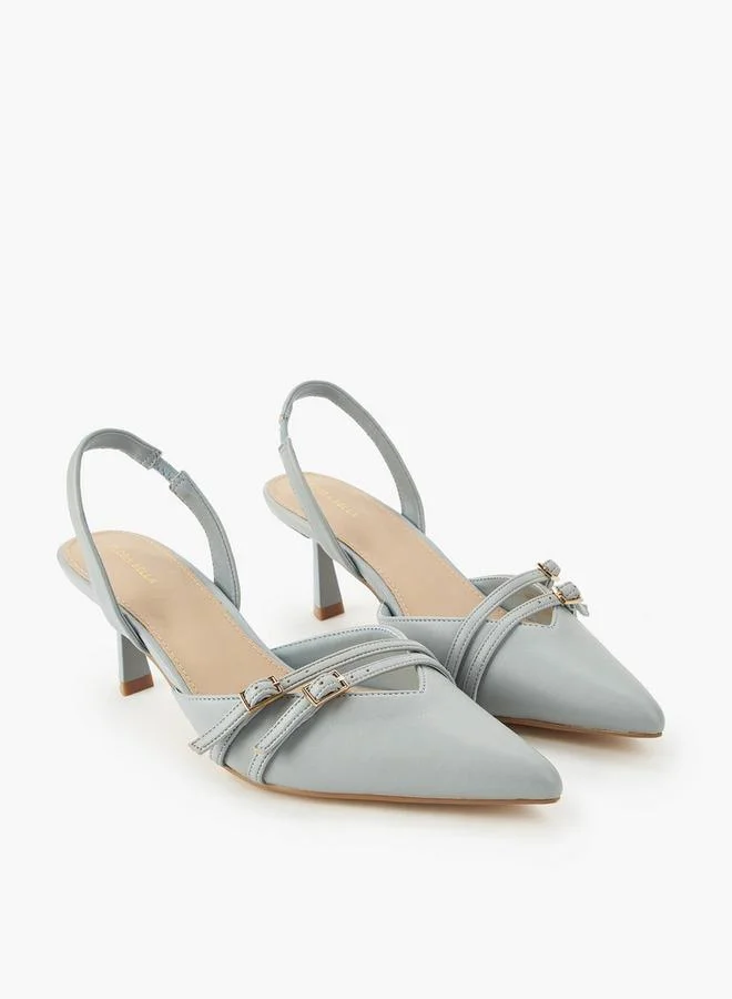 Flora Bella By Shoexpress Flora Bella Women Buckle Accent Slingback Shoes