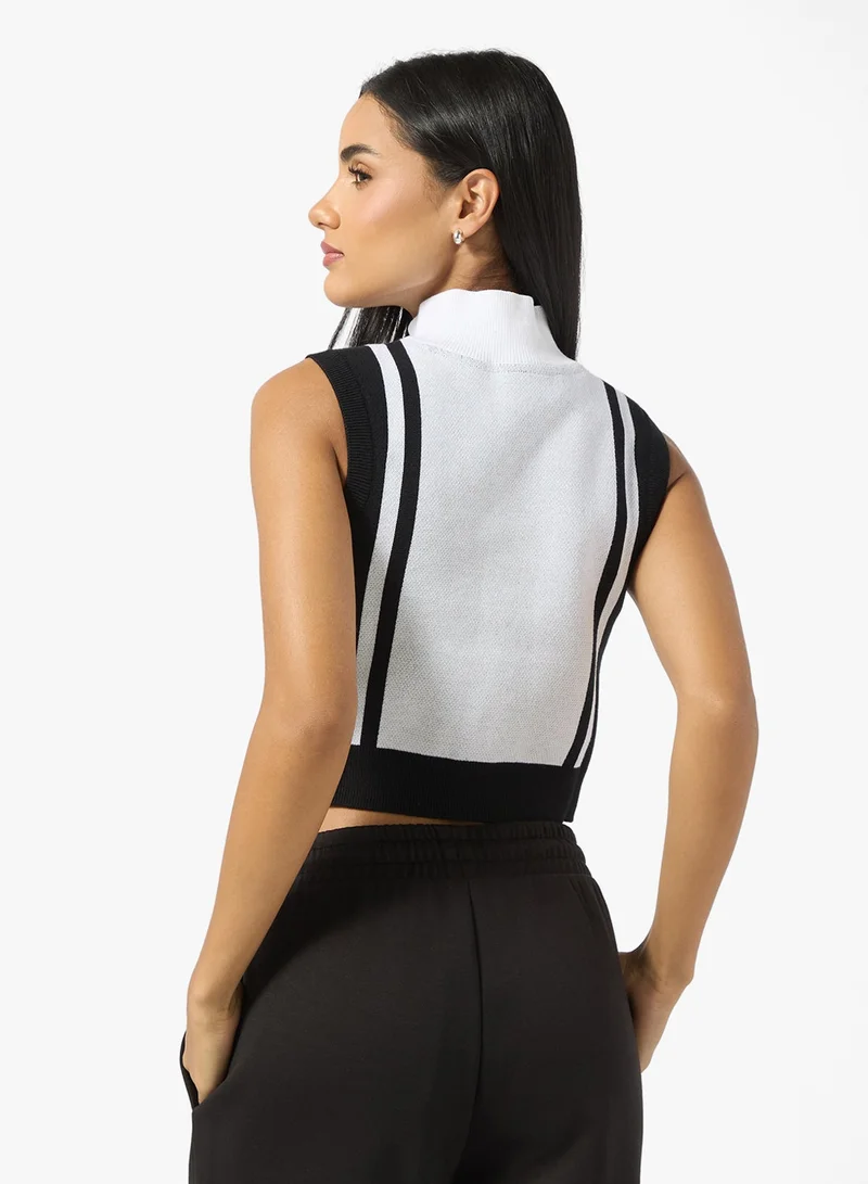 PUMA Uture.Puma.Archive Half-Zip Knitted Tank