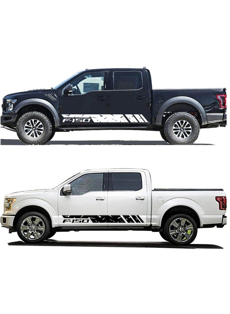 Pickup truck Poster under car door Automotive Decals Auto decoration Car Side body Stickers for Ford Raptor F-150