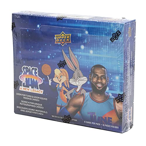 Upper Deck 2021 Space Jam A New Legacy Hobby Box Trading Cards Box 96 Cards - Image 1