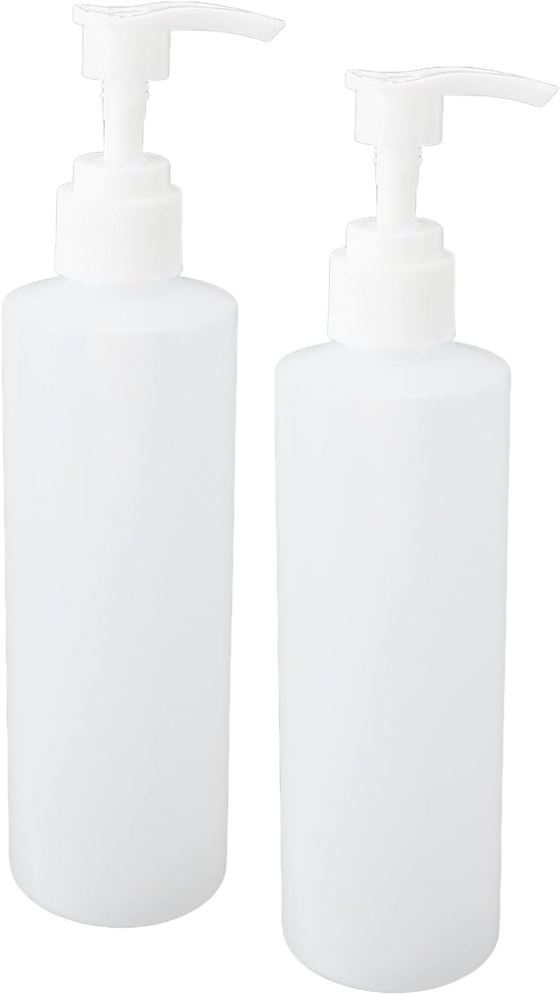 Mrisata 2pcs Massage Oil Warmer Replacement Bottle 250ml Refillable Professional Shampoo Pump Bottles for for Lotion Heater, Face Cream Massage Lotion Hand Wash Tanning Lotion - Image 2