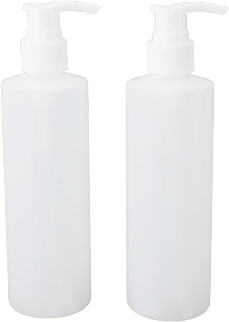 Mrisata 2pcs Massage Oil Warmer Replacement Bottle 250ml Refillable Professional Shampoo Pump Bottles for for Lotion Heater, Face Cream Massage Lotion Hand Wash Tanning Lotion - Image 1