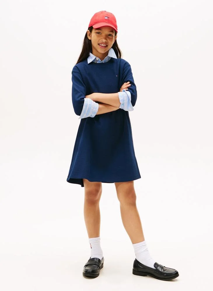 تومي هيلفيغر فستان أساسي للأطفال من الأوتومان