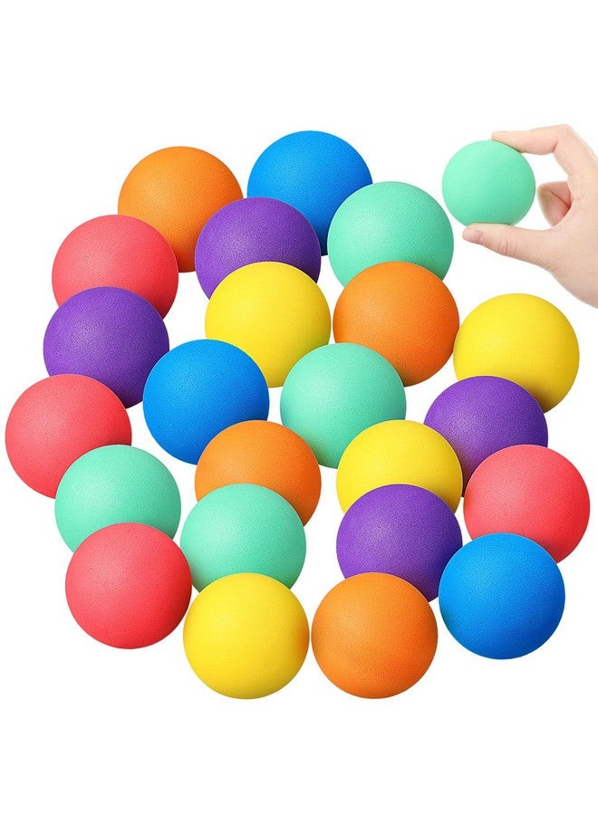 Gejoy Gejoy 24 Pieces Soft Foam Balls Bulk Lightweight Mini Balls for Safe Indoor Toys Fun Assorted Colors Sponge Balls Birthday Party Favors Bag Gifts for Boys and Girls(2.36 Inch)  - Image 1