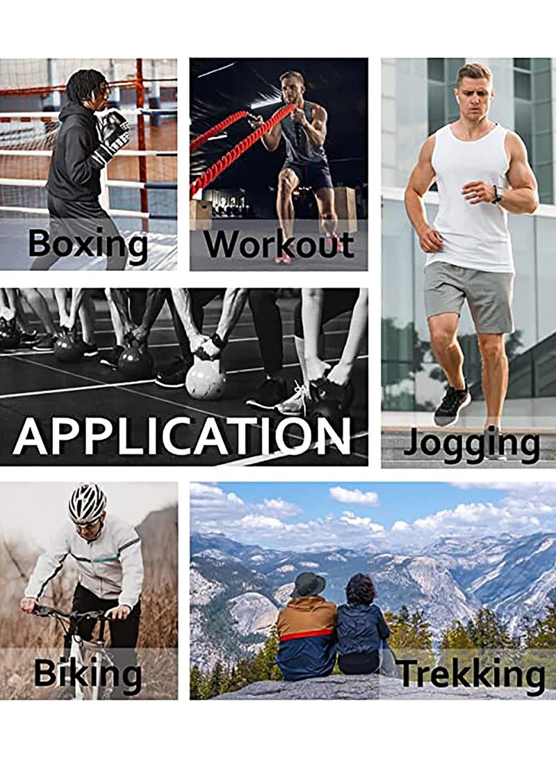 Men's Sauna Sweat Suit |  Weight Loss Shapewear Boxing Top Shirt Waist Jacket Trainer Workout Shaper Sweatsuit Long Sleeves Men Premium Shapewear Ideal for Boxing, High Intensity Training L
