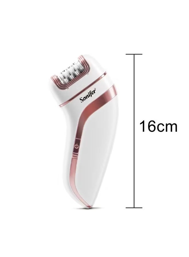 سونفير جهاز سونيفر SF-9551 الاحترافي لإزالة الشعر، قابل لإعادة الشحن عبر منفذ USB، متعدد الوظائف 3 في 1، مناسب للسيدات. - Image 4