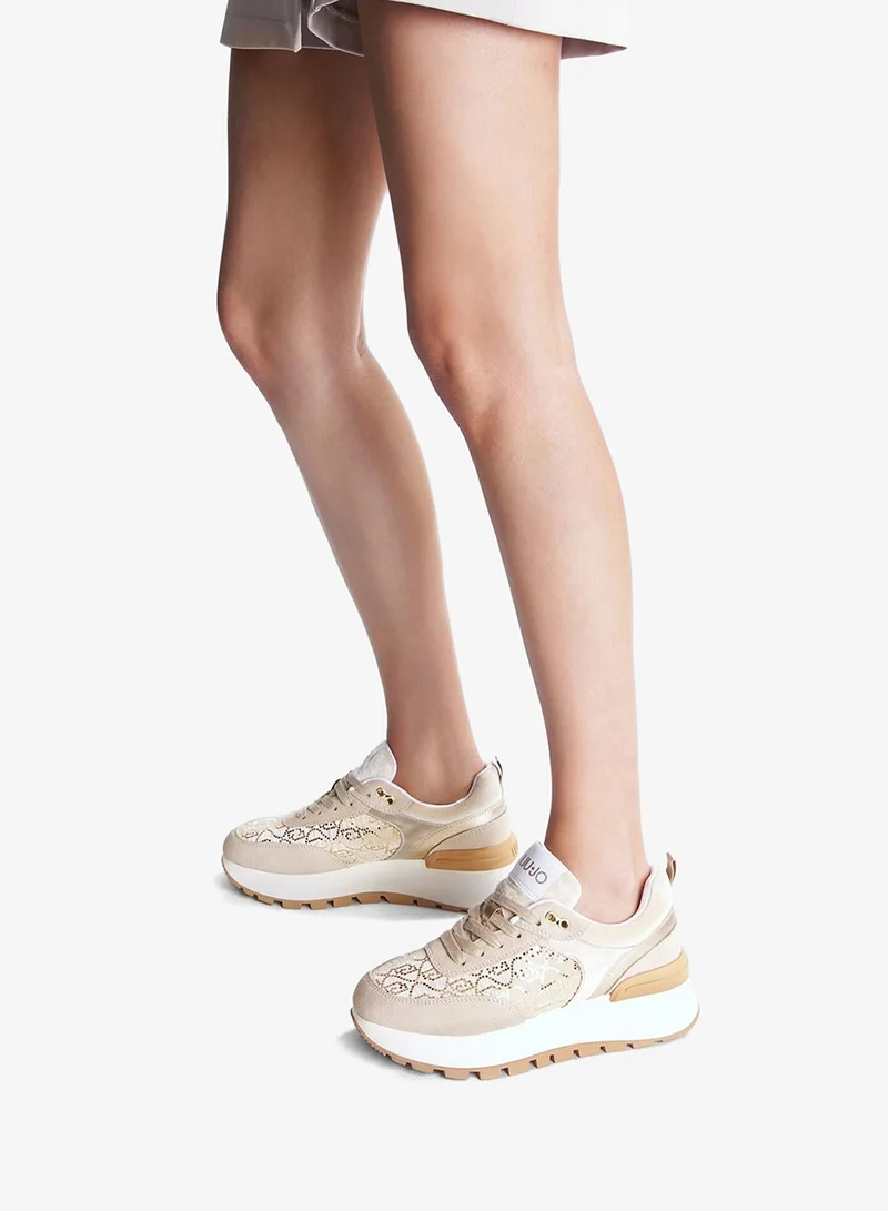 Liu Jo Platform sneakers with micro sequins