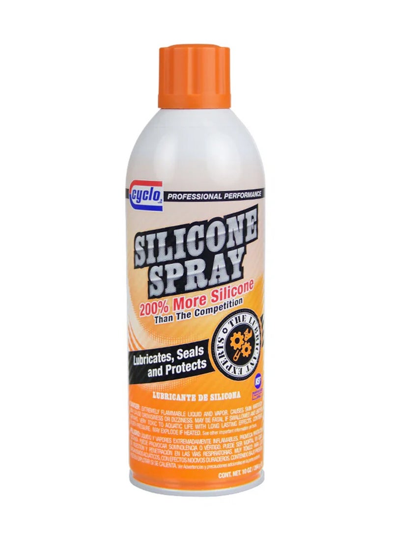 cyclo Silicone Spray Lubricant 430ml – Multi-Purpose Waterproof Formula, 200% More Silicone, Lubricates Seals Hinges Locks Doors Windows Rubber Parts, Prevents Rust & Corrosion - Image 1
