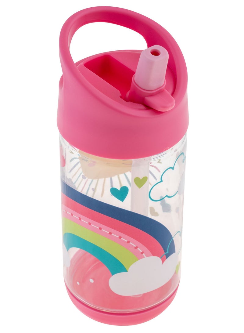 Stephen Joseph Flip Top Bottle - Pink/Blue