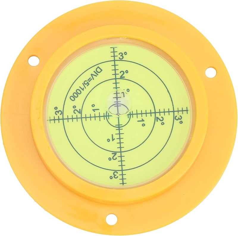 90x17mm Round Bubble Level with Scale ABS Construction for Camera Platform Balance High Accuracy Portable - Image 2