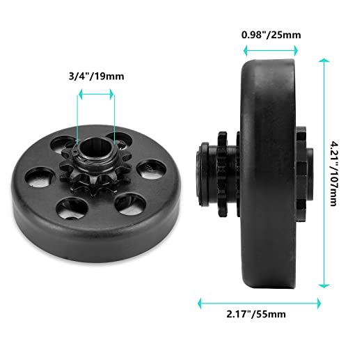 SEHNSUCHT Go Kart Clutch 3/4 Bore 10T with #40/41/420 Chain, for Predator 212 Centrifugal Clutch Fit for Minibike MB165 & MB200 and Honda Cloned Engines GC160, GC190, GX120, GX140, GX160, GX200. Up to 2-6.5HP - Image 2