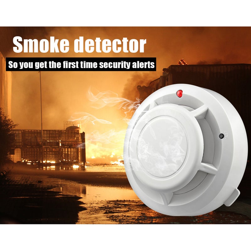 Independent Fire Alarm Sensor Sensitive Smoke Detector Smoke Fire Detector Tester Home Security System for Kitchen Restaurant Hotel Cafe - Image 5