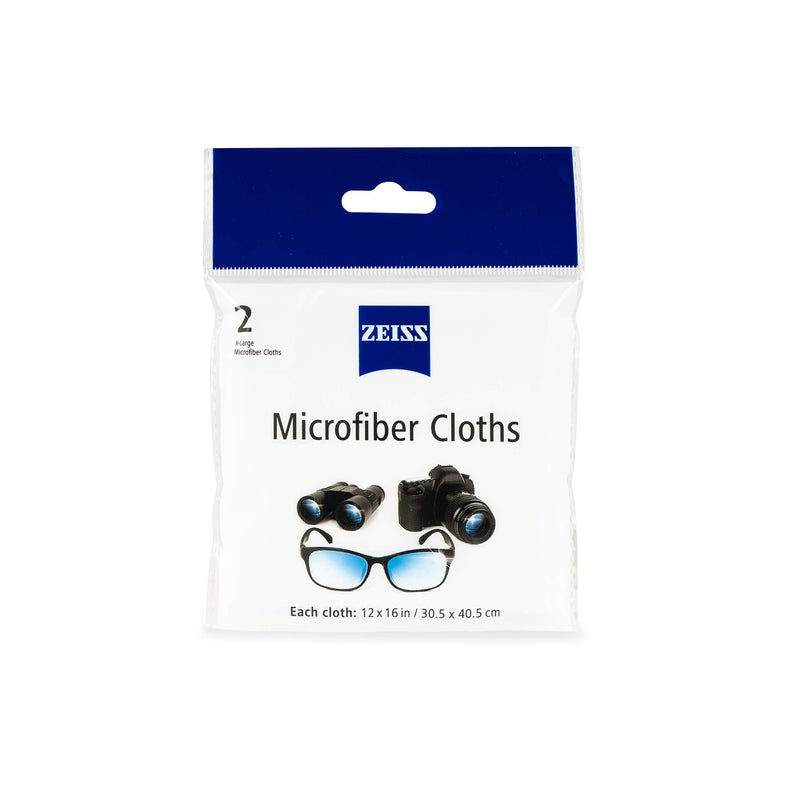 Zeiss ZEISS Microfiber Lens Cleaning Cloth (Pack of 2) Jumbo Size  - Image 1