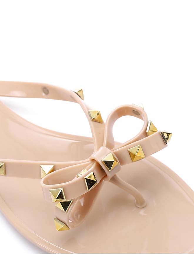 DejaVu One Thong Nude Slipper  - Image 4