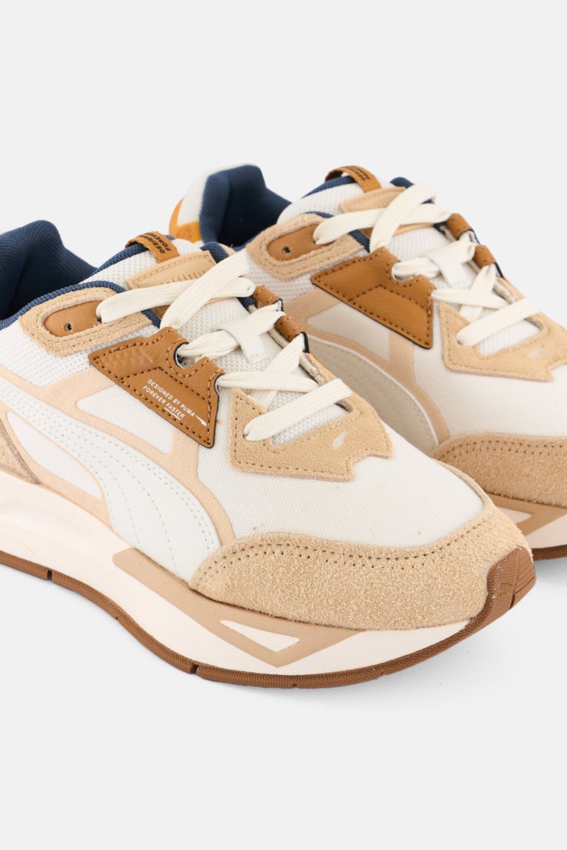 PUMA Kids Boy Lace Up Outdoor Shoes, Beige - Image 4