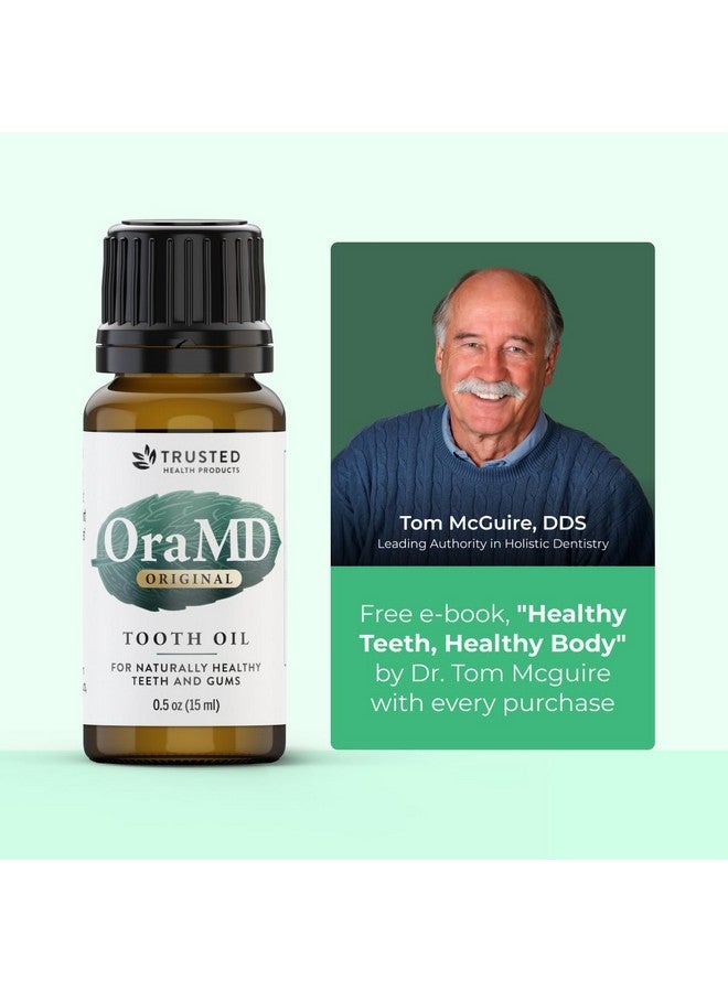 OraMD Original Tooth Oil - Healthy Gums, Fresh Breath and Helps with Sensitive Teeth - All-Natural Solution Better Than Mouthwash (3-Pack) - Image 2