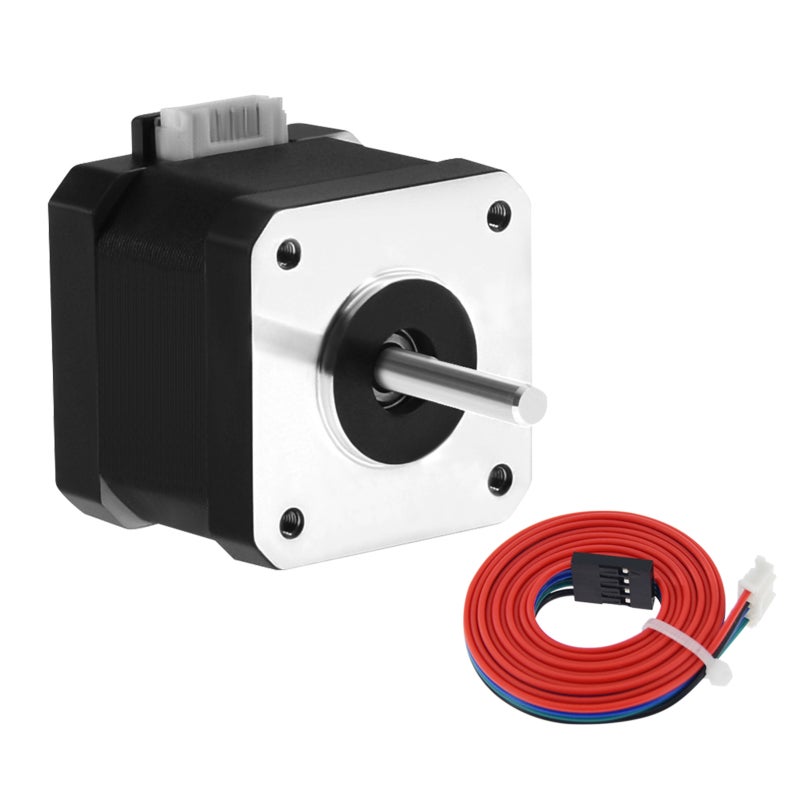 Nema 17 Stepper Motor 42.3*42.3*38mm 1.8° Step Angle Stable High Torque 42 Stepper Motor - Low Noise Stepping Motor for 3D Printer Machinery Equipment - Image 3