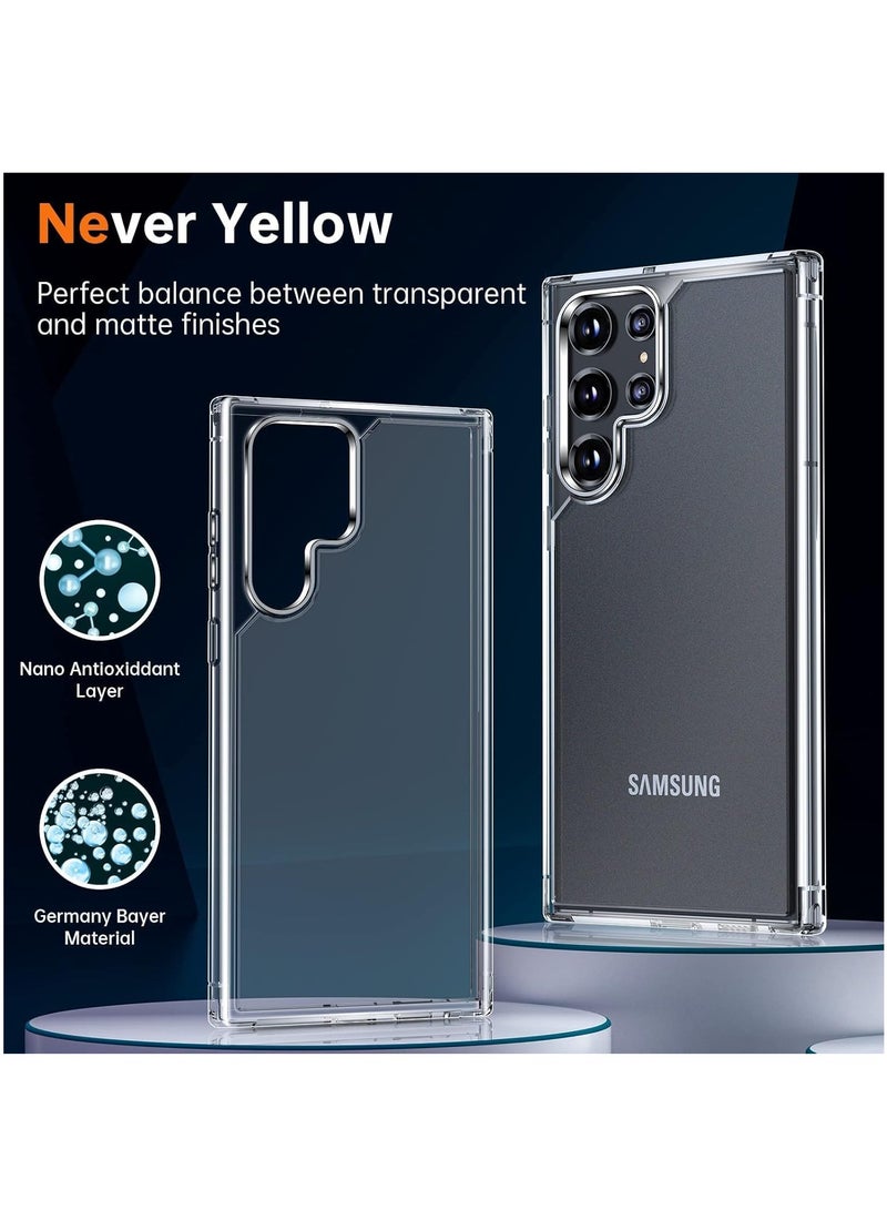 ELTRAZONE "5-in-1 Samsung S23 Plus Case Kit: Includes 2 Camera Lens Protectors, 2 Soft Screen Protectors, Matte-Finish, Shockproof, Anti-Scratch Protection (Clear)" - Image 2