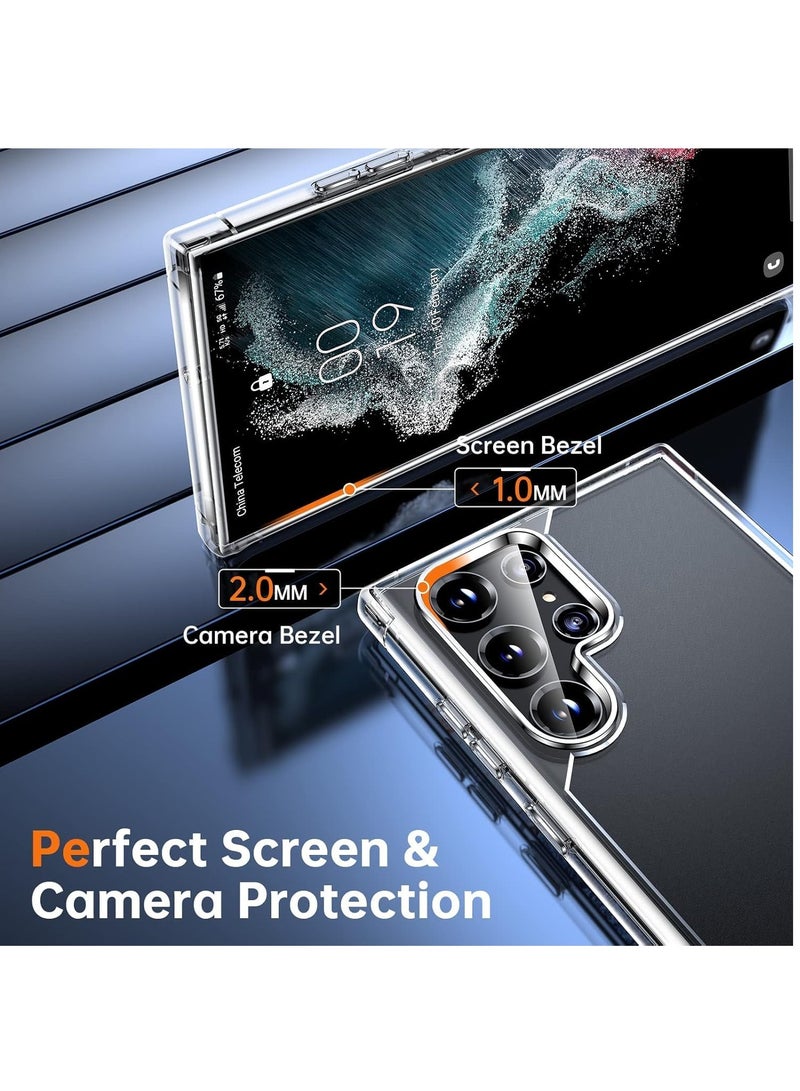 ELTRAZONE "5-in-1 Samsung S23 Plus Case Kit: Includes 2 Camera Lens Protectors, 2 Soft Screen Protectors, Matte-Finish, Shockproof, Anti-Scratch Protection (Clear)" - Image 3