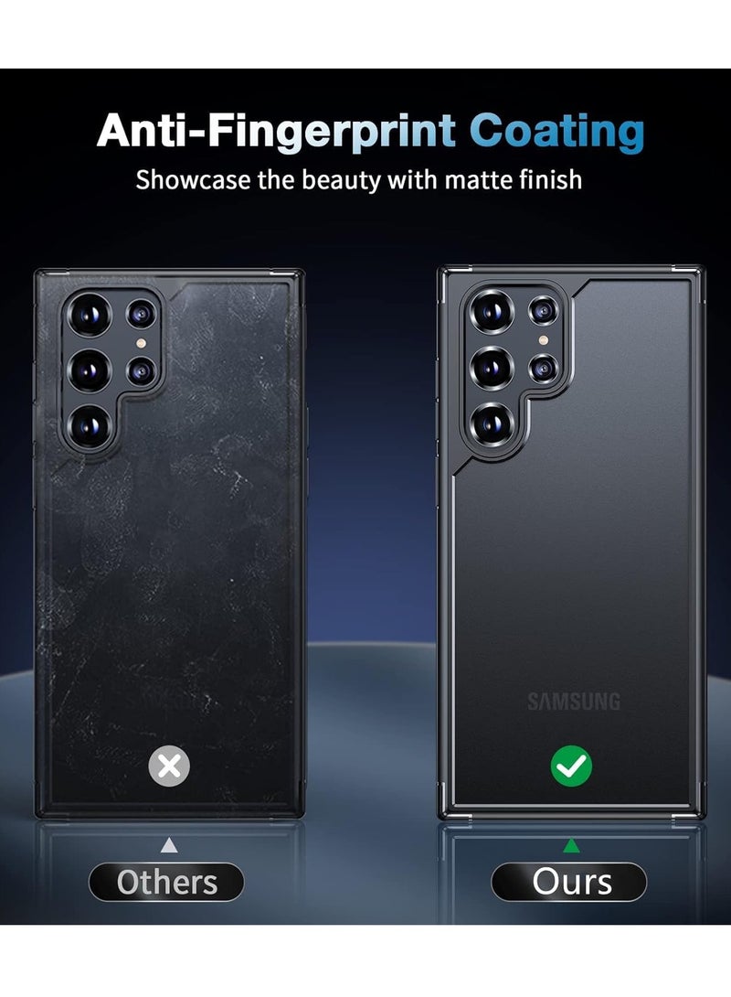 ELTRAZONE "5-in-1 Samsung S23 Plus Case Kit: Includes 2 Camera Lens Protectors, 2 Soft Screen Protectors, Matte-Finish, Shockproof, Anti-Scratch Protection (Clear)" - Image 4