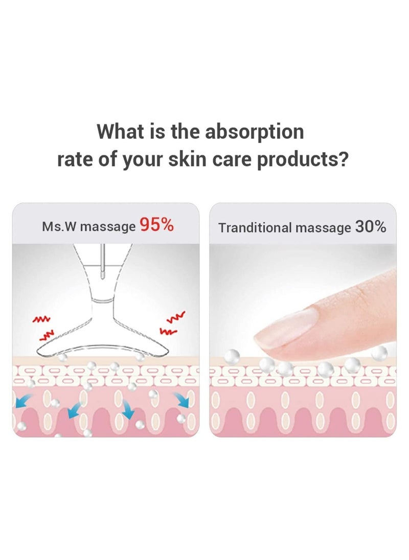 General - 3-in-1 Beauty Massager for Face and Neck, Vibrating Facial Massager with Heat , Vibration and Led. Electric Face Massager for Skin Improve, Smooth, Firm,birthday gift - Image 1