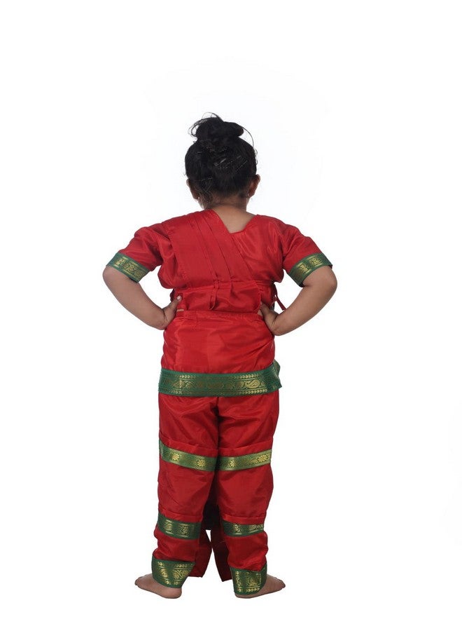 BookMyCostume Bharatanatyam Indian Classical Dance Costume for Girls and Women 14-16 years/Adult S - Image 3
