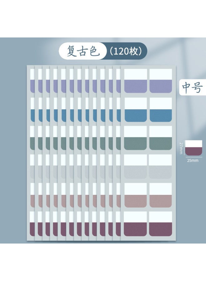 NATHAN Index Stickers Small Card Paging Label Stickers Writable Sticky Notes Creative Student Color Note Stickers Instruction Stickers - Image 1